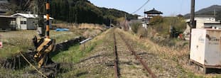 廃線になった線路の修景計画（の計画案）